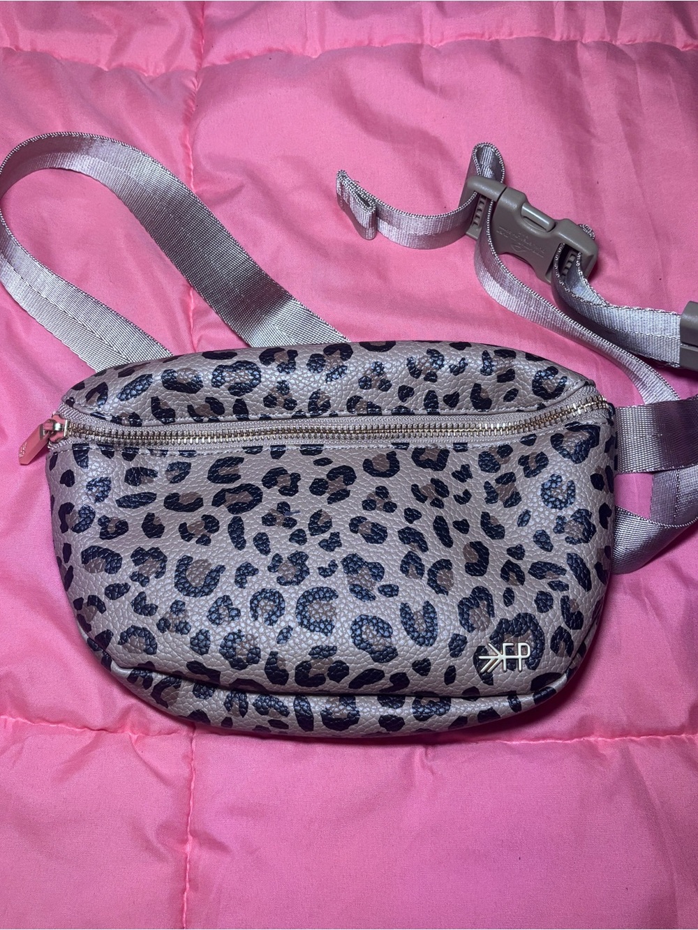 NEW Freshly Picked Leopard Print Fanny Pack Crossbody Bag